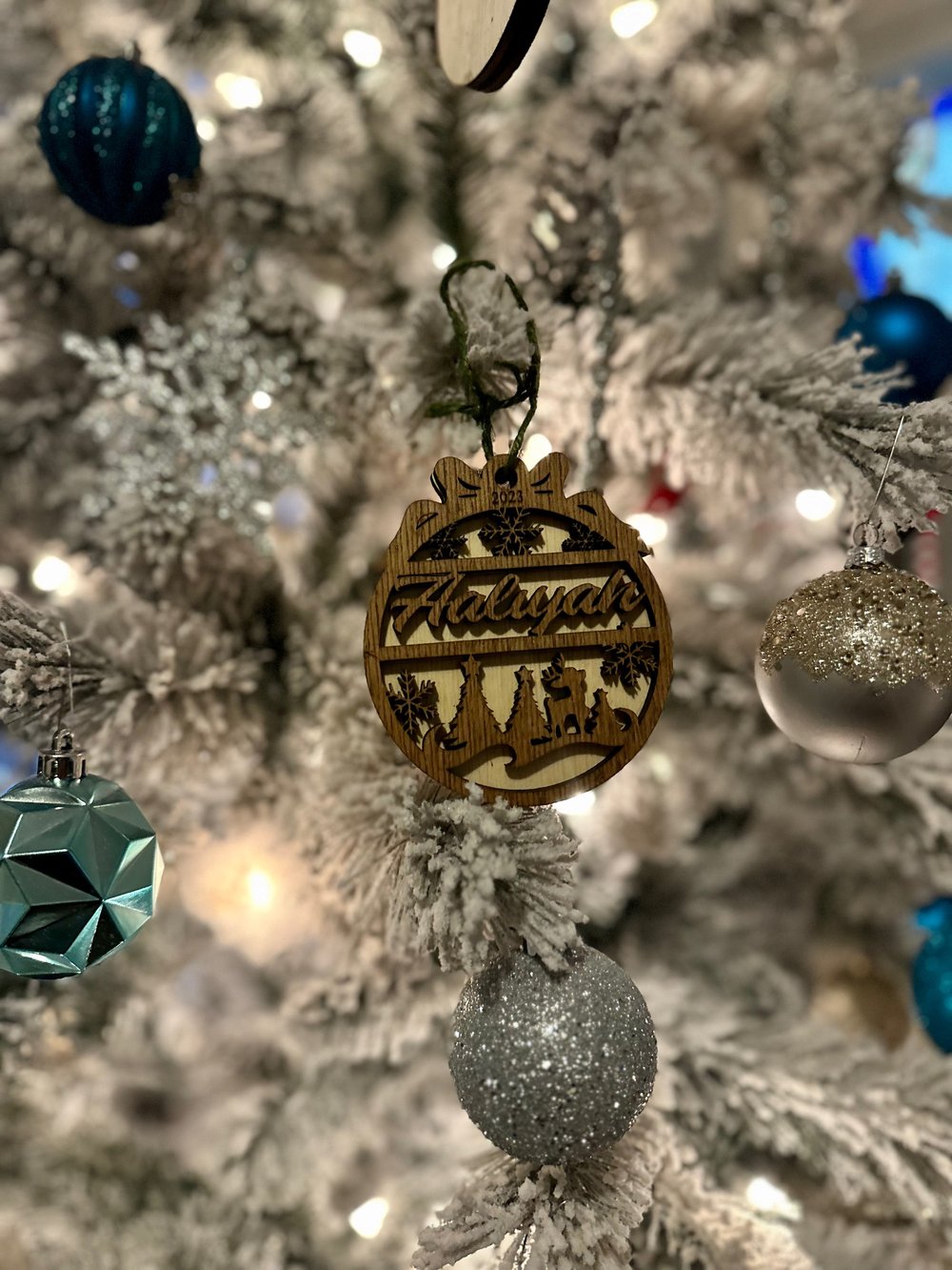 Image of Christmas ornaments 