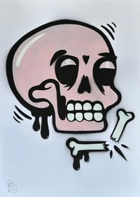 Image 2 of SkullTag Pink