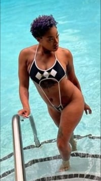 Image 1 of Black Love Ranger Monokini