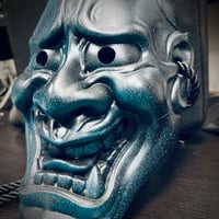 Image 2 of CUSTOM MASK - Hannya - Cobalt Blue