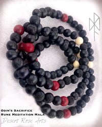 Image 3 of Odin’s Sacrifice Rune Meditation Mala 