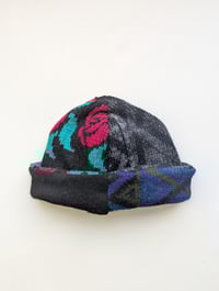 Image 3 of Upcycled Reversible Beanie Kenzo x Rose