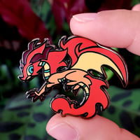 Image 1 of Peril 1.5" Enamel Pin (Destiny Dragonets)