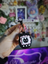 Image 2 of Llavero clicker negro gato