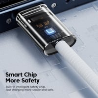 Image 5 of 6 Foot Type C to C  fast charging Cable White 