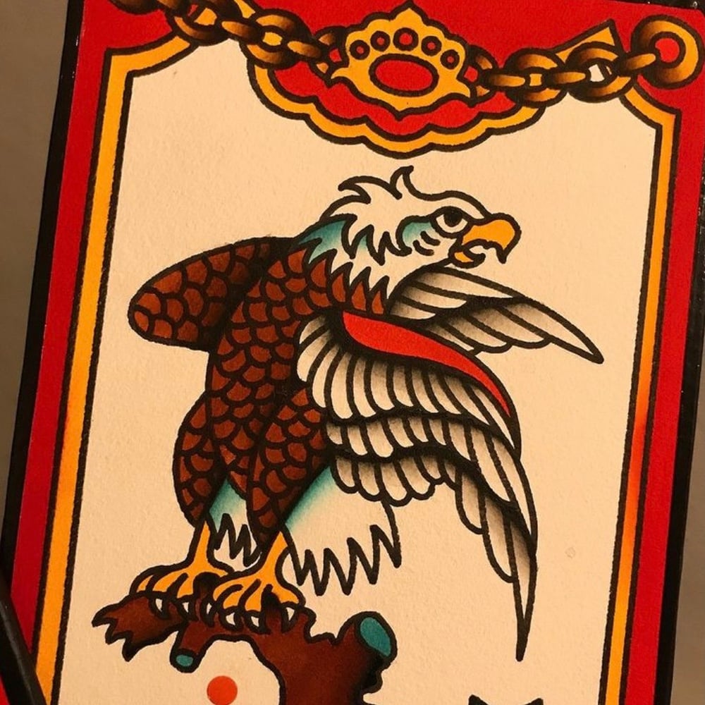 Image of Eagle Flash Painting
