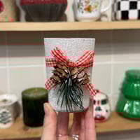 Image 1 of peppermint vanilla scented candle