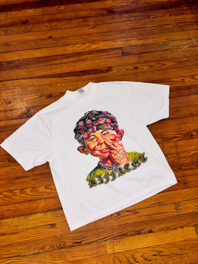 Image of White Heavyweight Boxy Tee