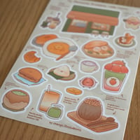 Image 3 of Brisbane Cafes Sticker Sheet