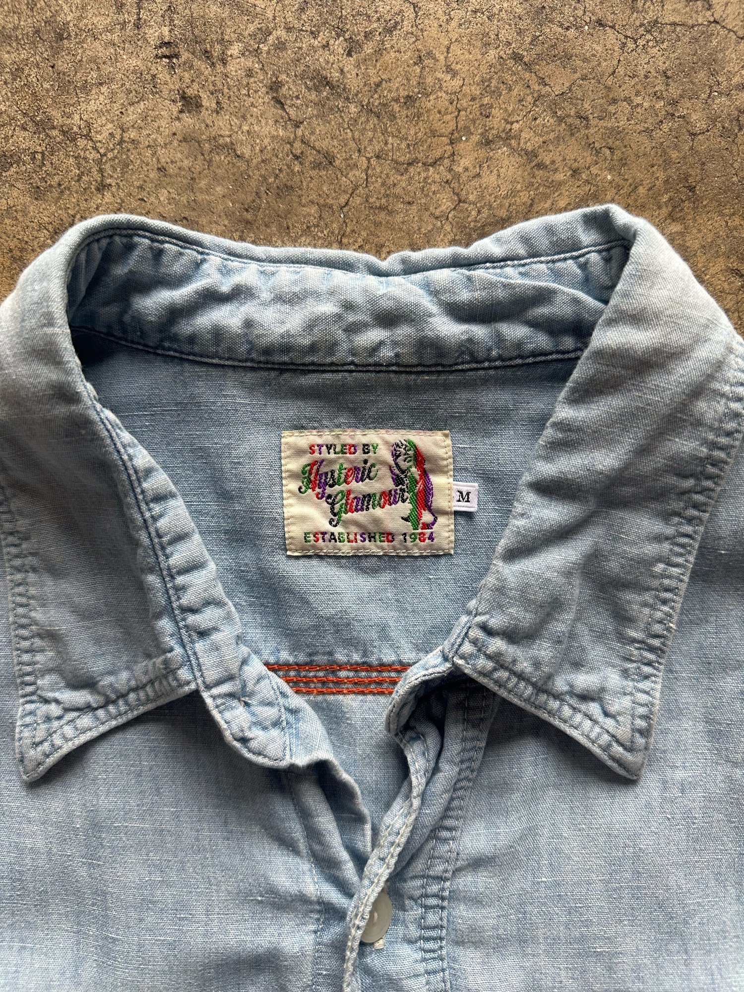 Image of Hysteric Glamour Denim Button-Up