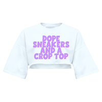 Dope Sneakers & A Cop Top Cropped T-shirt 