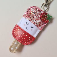 Image 1 of Strawberry Beret Keyring or Hanging Decoration