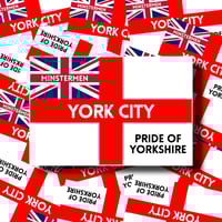 York City “Pride Of Yorkshire” Stickers