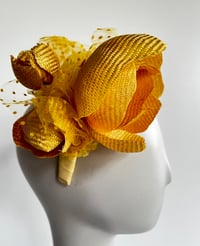 Image 3 of Yellow straw bandeau