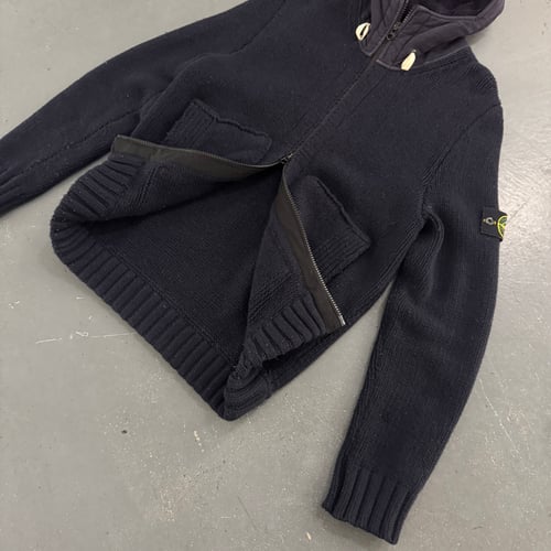 Image of AW 2011 Stone Island Wool Heavyweight Zip Up, size XL