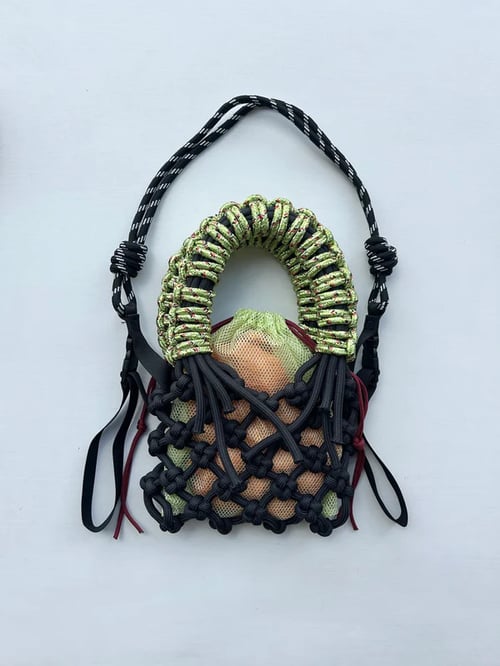 Image of Crossbody strap BLACK/WHITE