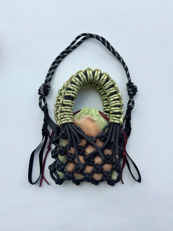 Image of Crossbody strap BLACK/WHITE