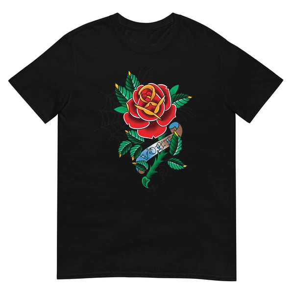 Image of Rose-Black-Frontprint