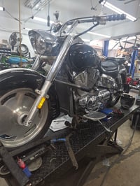 Image 5 of VTX 1300 Single Tube Engine Gaurd 