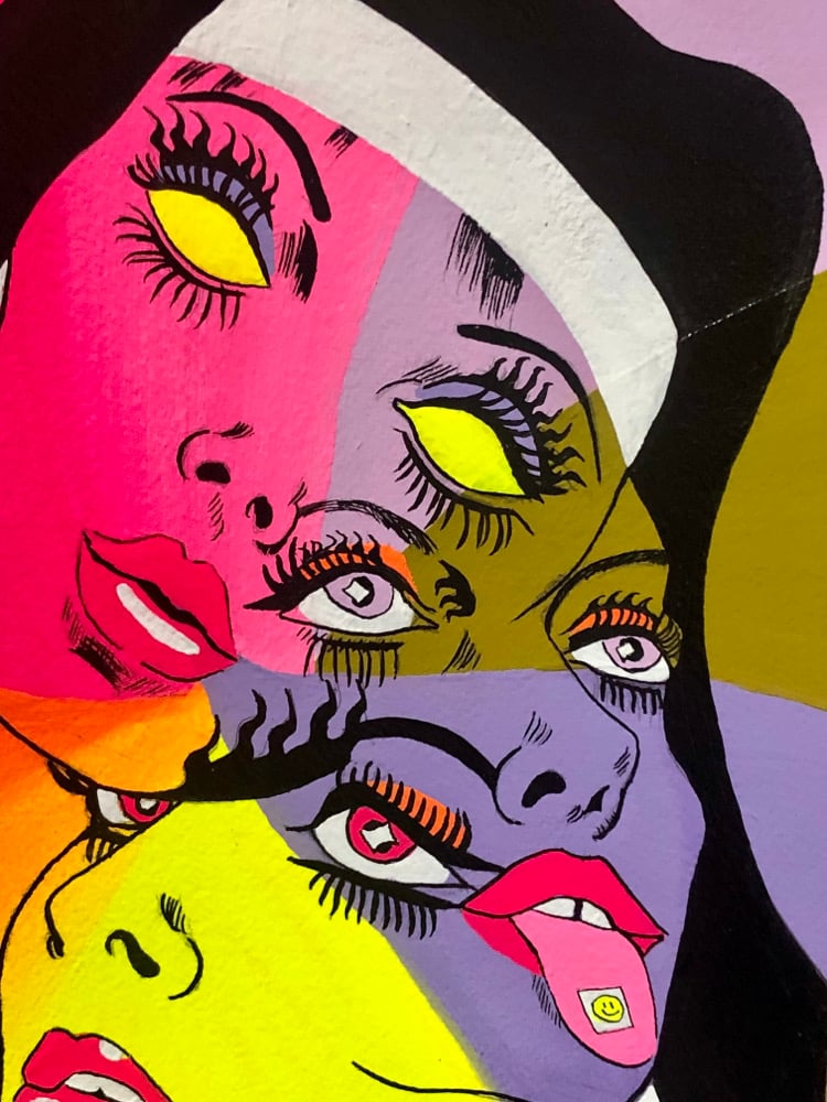 Summer Nun no. 1 original painting