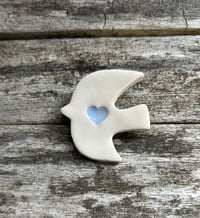 Image 8 of Ceramic Big Bird Brooch 