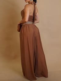 Image 2 of So What Pants Set Brown 