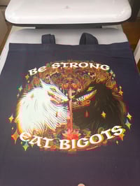 Image 1 of  EAT THE BIGOTS TOTE BAG