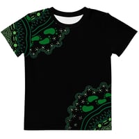 Image 1 of Kids crew neck t-shirt "Goanna Tracks"