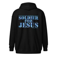 Image 1 of Soldier For Jesus ICE Unisex heavy blend zip hoodie