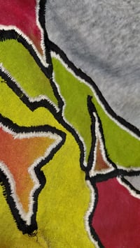Image 3 of 1/1 sweater (hand sewn design) grey- large