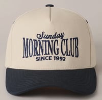 Image 1 of Sunday Morning Trucker Hat