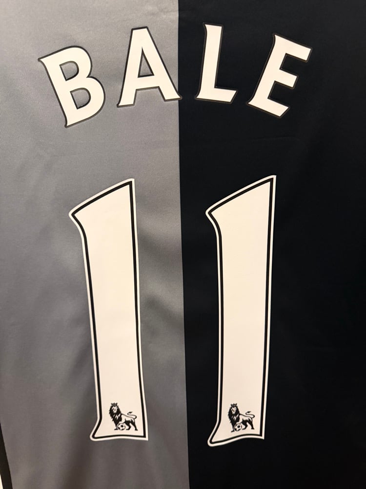 Image of PRE ORDER: Tottenham Hotspur “BALE 11” 2012/13 Third Shirt (XL) + 2018/19 third (XL)
