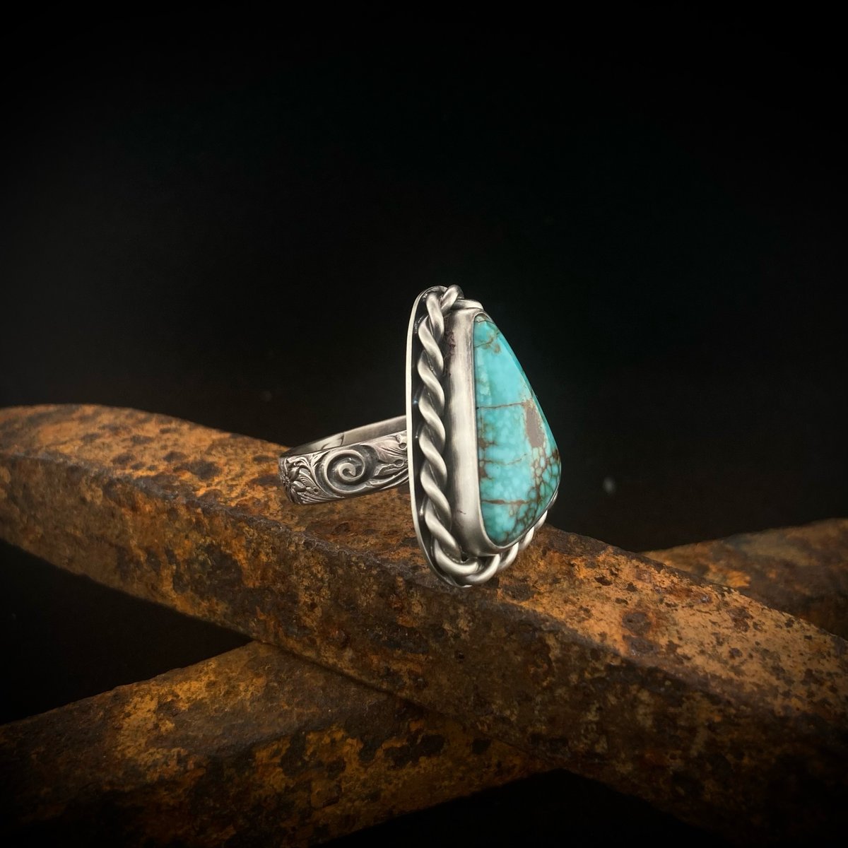 Number 8 Turquoise Ring 2