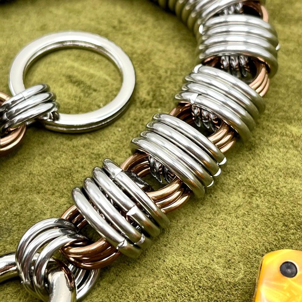 Apogee Wallet Chain "Bronze & Stainless"