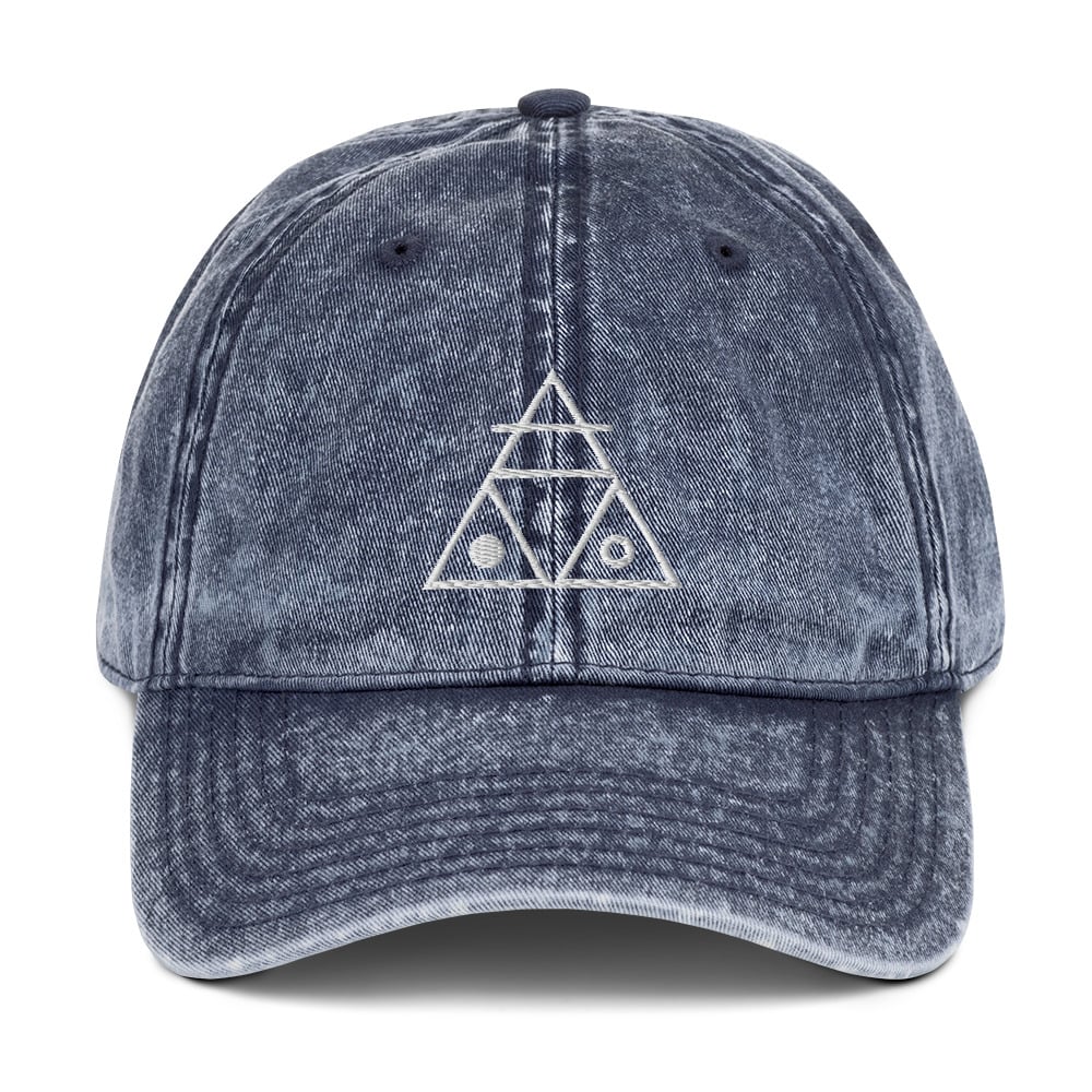 Image of Success Triangle Denim Dad Hat (4 colors)