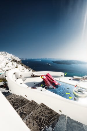 Image of Santorini After Party Print 1