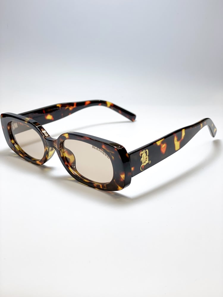 Image of BLE$$ING$®️ CHEETAH FRAMES / BRN TINT