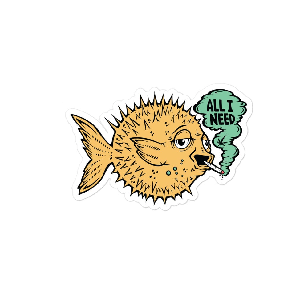 Pufferfish stickers