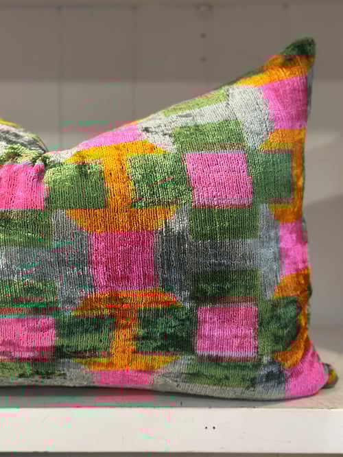 Image of Neon Geometric  Cushion