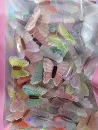 Image 1 of luminous butterfly nail charms