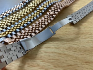 Image of 20mm 21mm Rolex President Jubilee S/Steel, Rose, Gold, 2/Tone Steel Straps