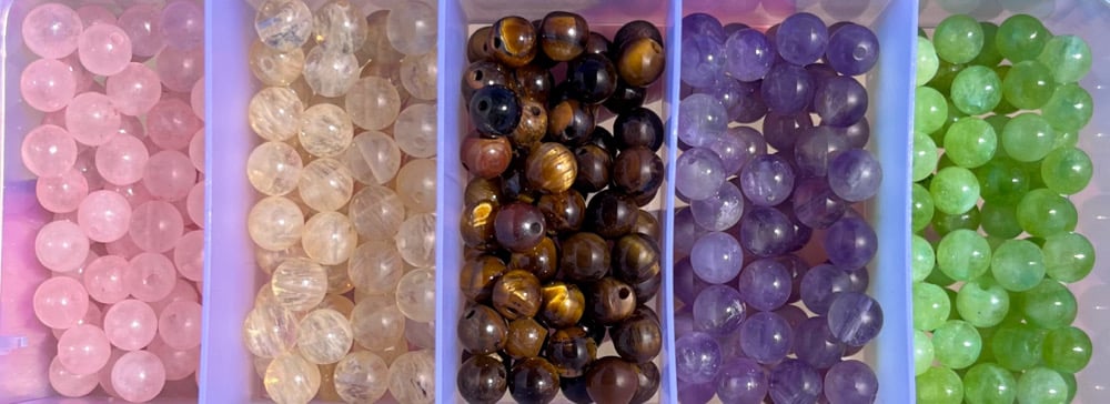 Image of Flower Ring : Choose your crystal