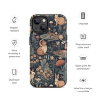 Image 22 of Woodland Creatures Boho Cottagecore Nature Inspired Cute Tough Case for iPhone®