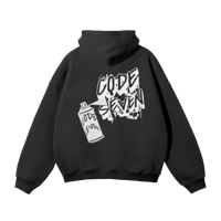 Image 2 of Street Canvas Hoodie - Black
