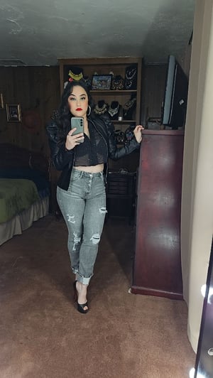 Image of Amanda High Rise Straight Jean