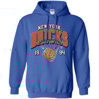 Image 2 of NEW YORK BRICKS HOODIE - BLUE
