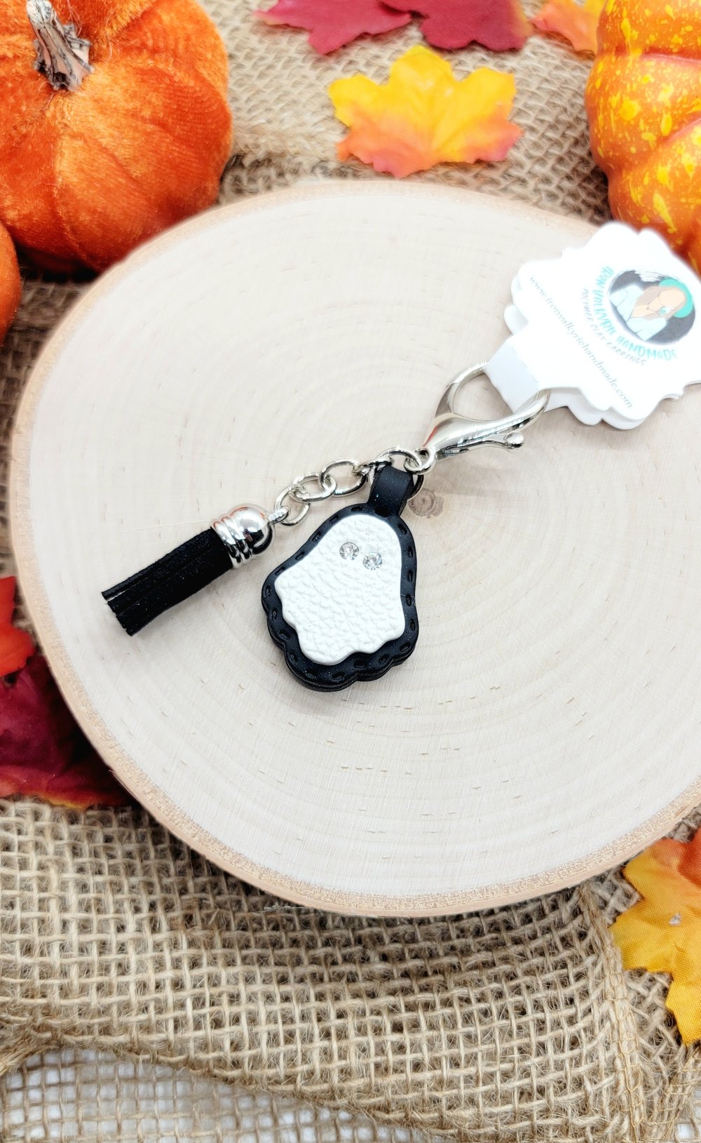 Image of Glitzy Ghost Keychain