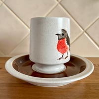 Image 2 of Scarlet Robin Cup & Saucer