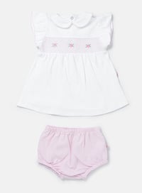 Image 1 of Smocked jam pant set 