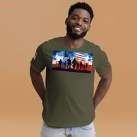 Image 9 of Troops Flag Protect Unisex t-shirt